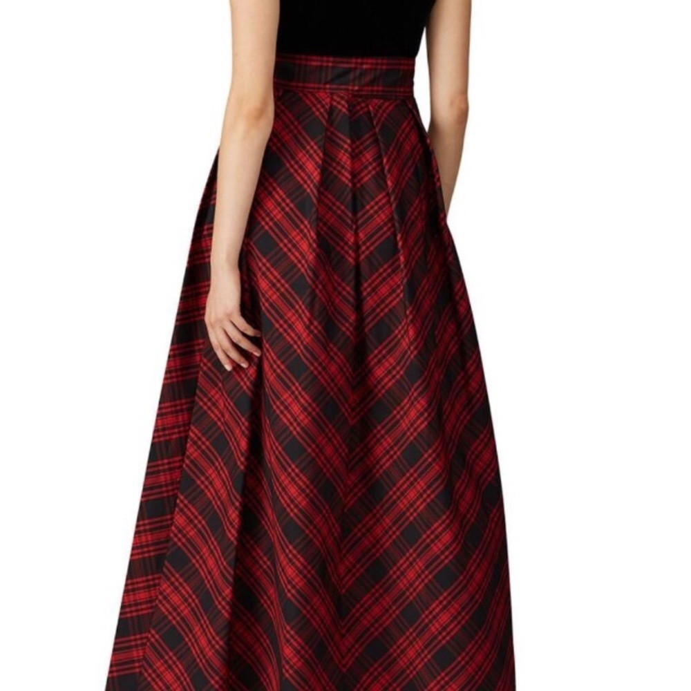 NWT Lauren Ralph Lauren Velvet-Bodice Plaid Gown 🎉 host pick 🎉 - Picture 6 of 9
